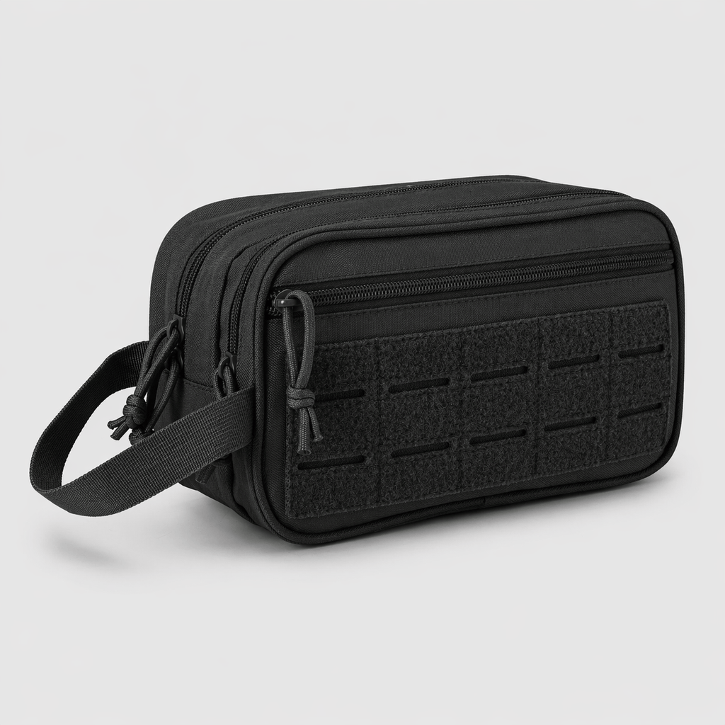 Trousse de Toilette Homme Tactique – Kit Voyage & Rasage Organisé