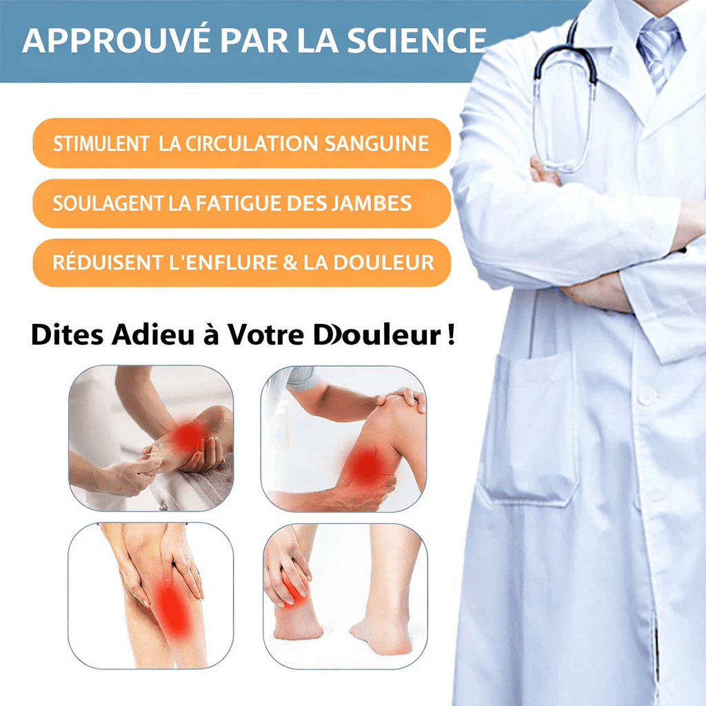Chaussettes de compression unisexe pour voyage
