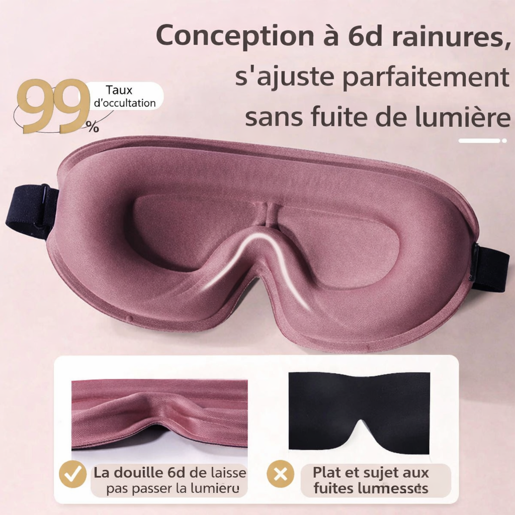 Masque de Nuit Confort – Sommeil Profond & Relaxation
