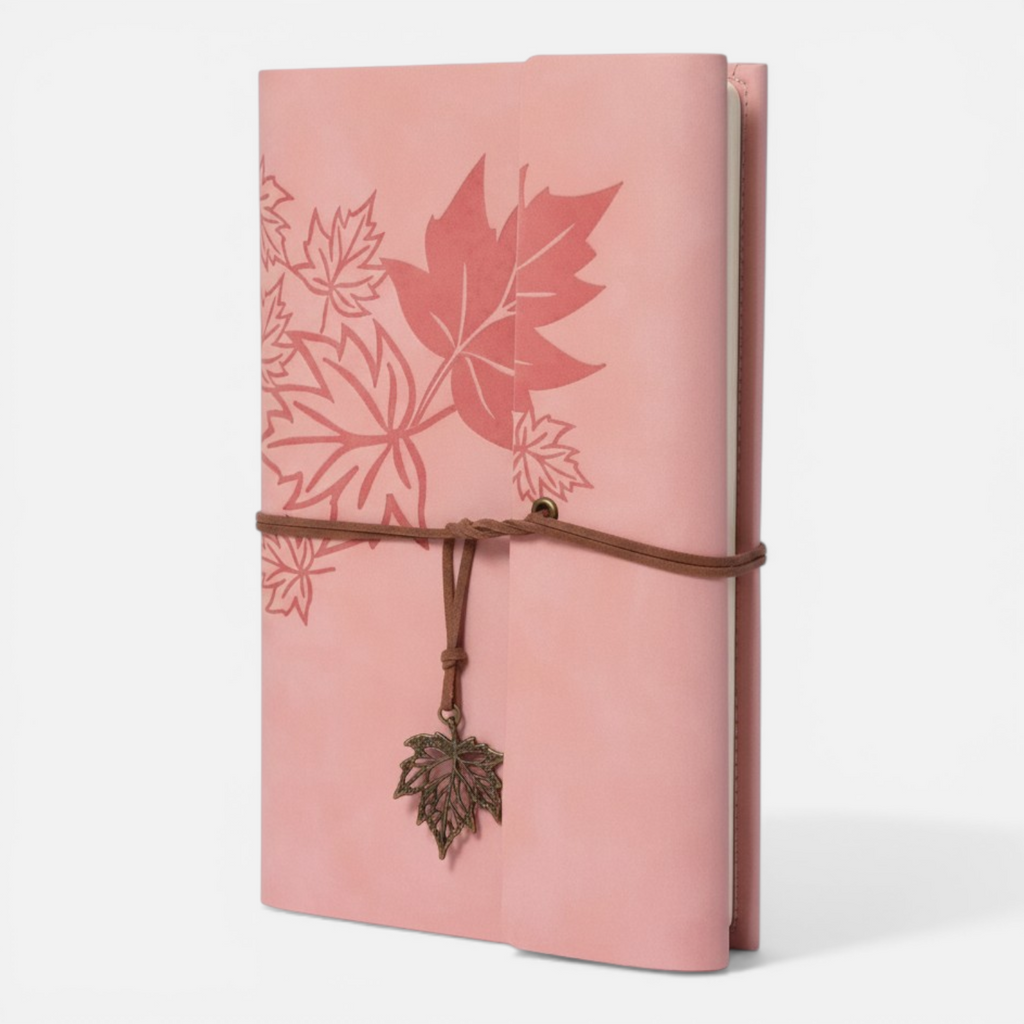 Carnet Vintage A5/A6/A7 en Cuir PU – Journal Pages Kraft Blanches