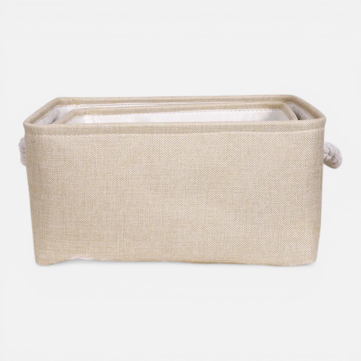 Panier de Rangement Pliable en Lin – Boîte de Stockage pour Jouets, Linge & Maison