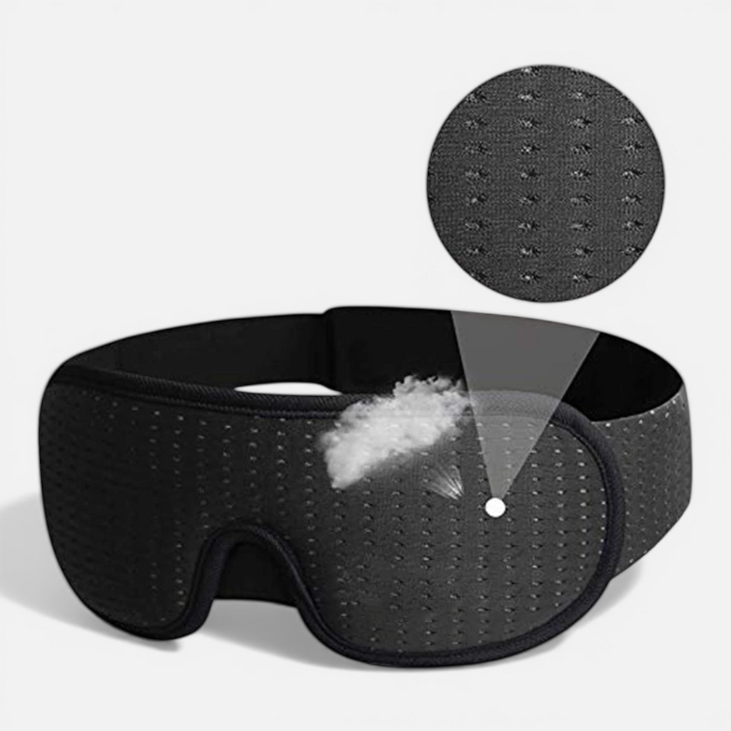Masque de Sommeil Voyage – Anti-Lumière & Relaxation