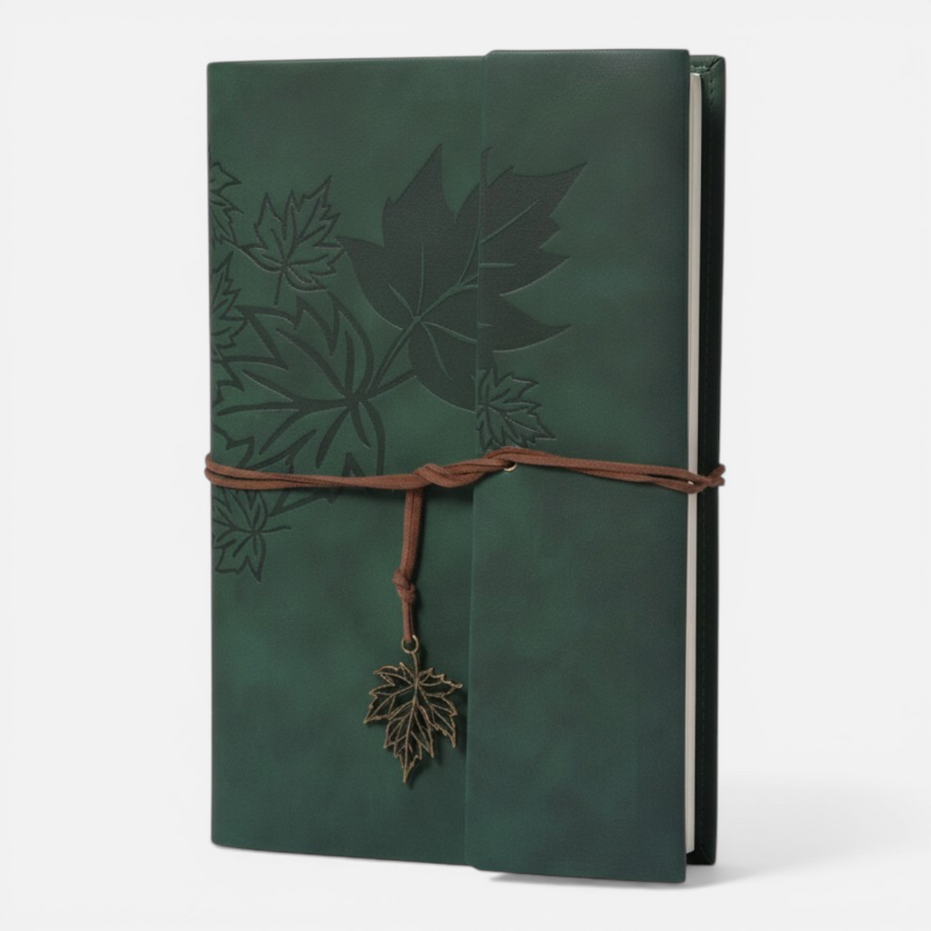 Carnet Vintage A5/A6/A7 en Cuir PU – Journal Pages Kraft Blanches