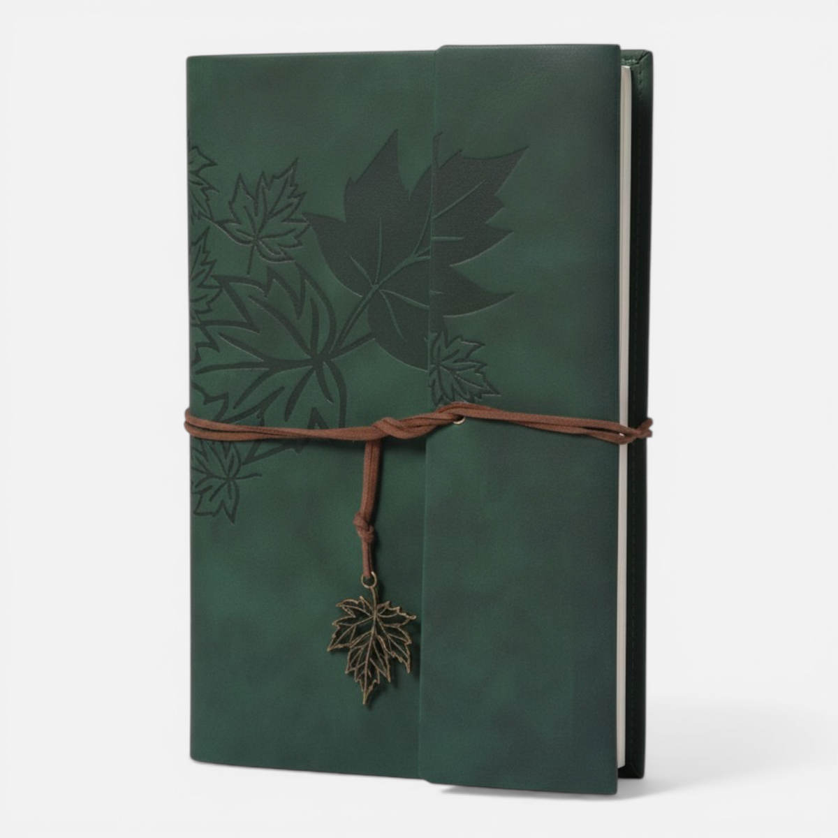 Carnet Vintage A5/A6/A7 en Cuir PU – Journal Pages Kraft Blanches
