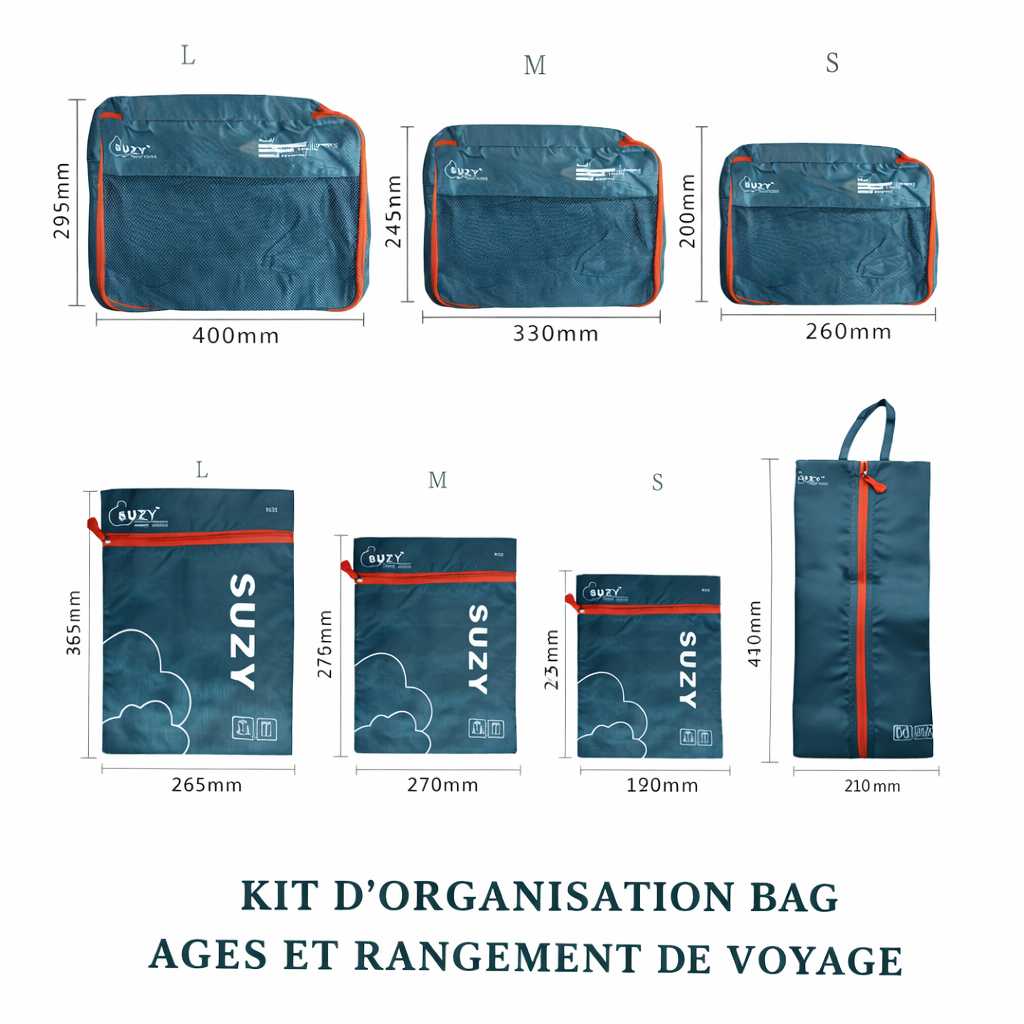 Sacs de Rangement Voyage pour Vêtements & Chaussures – Pochettes Pratiques & Compactes