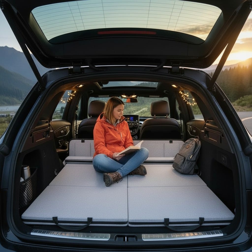 Matelas de voiture en coton