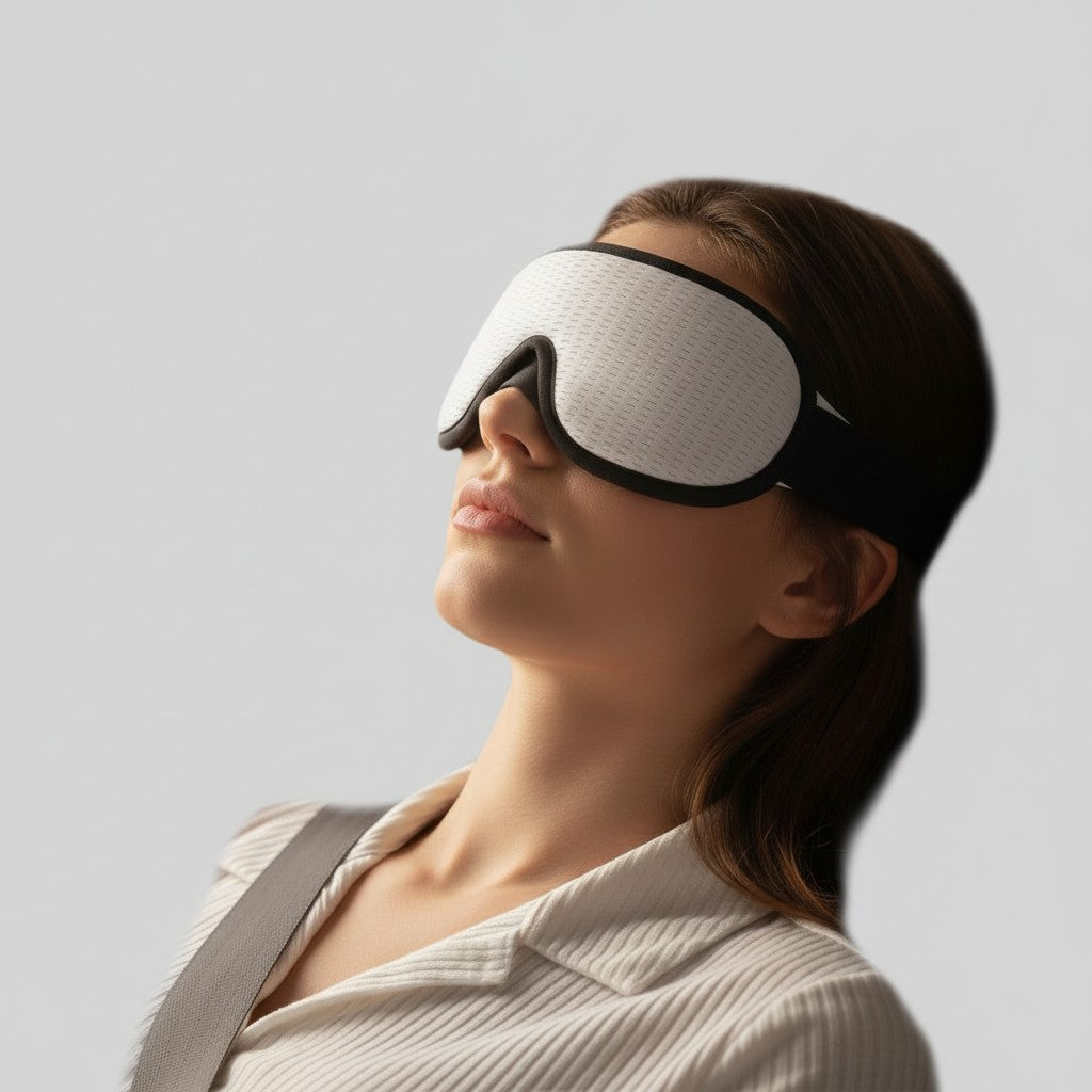 Masque de Sommeil Voyage – Anti-Lumière & Relaxation