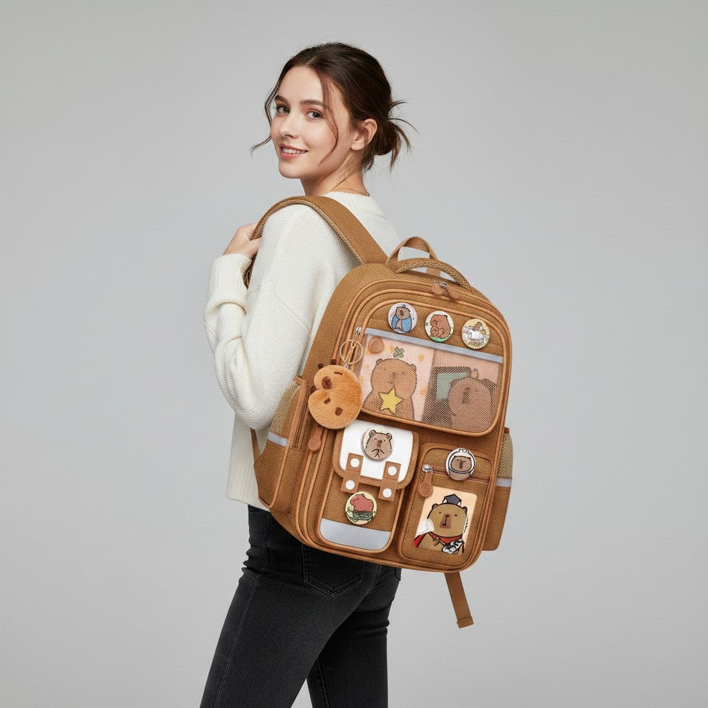 Sac à Dos Enfant Capybara – Imperméable