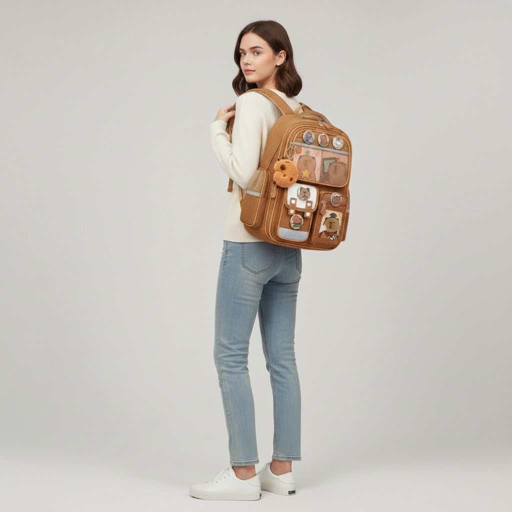 Sac à Dos Enfant Capybara – Imperméable