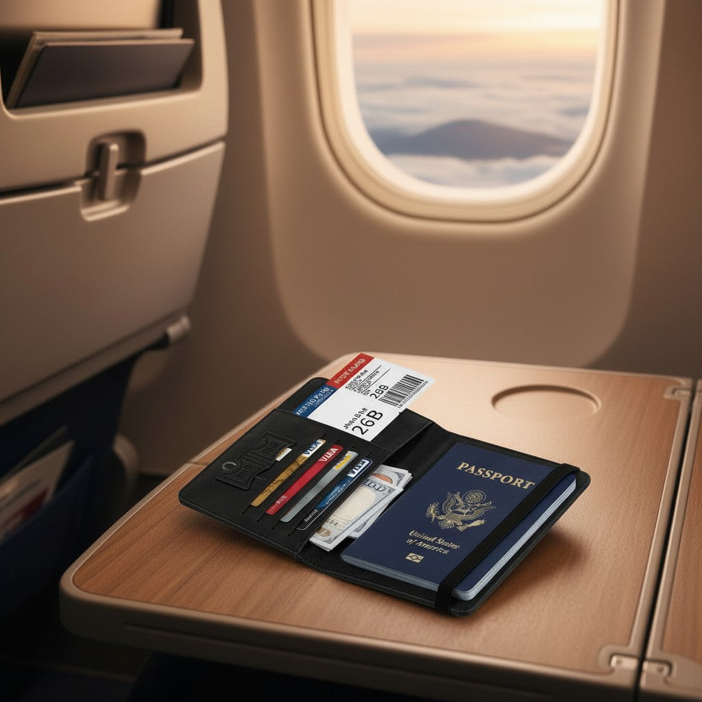 Protège-Passeport Voyage – Étui & Portefeuille pour Documents