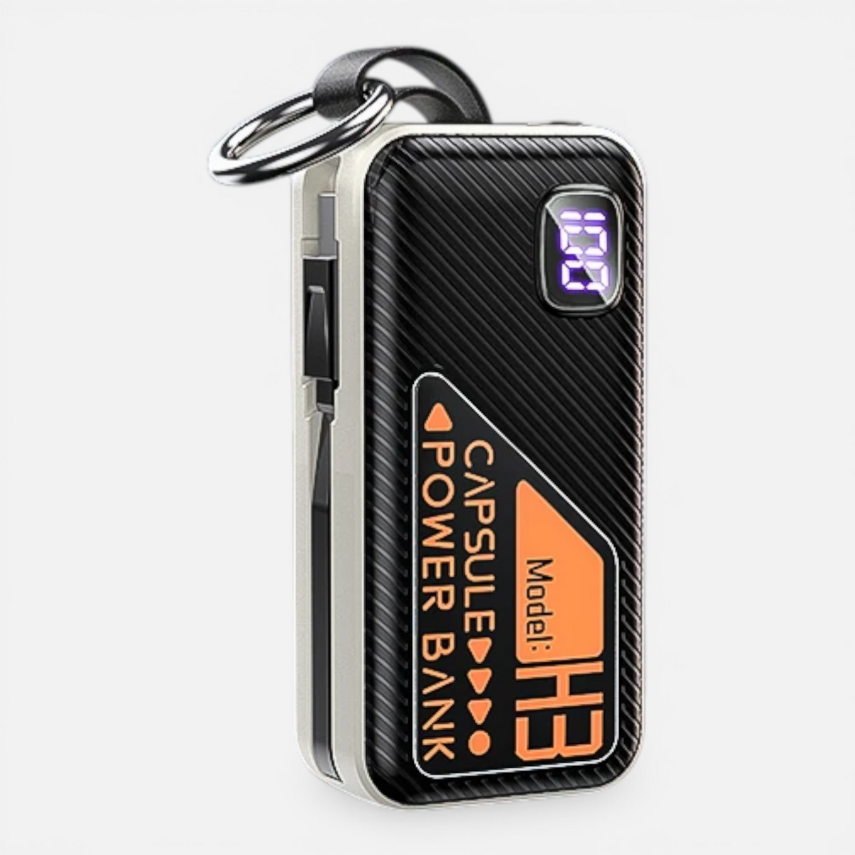 Mini Batterie Externe 5000mAh 20W – Charge Rapide avec Câble Intégré