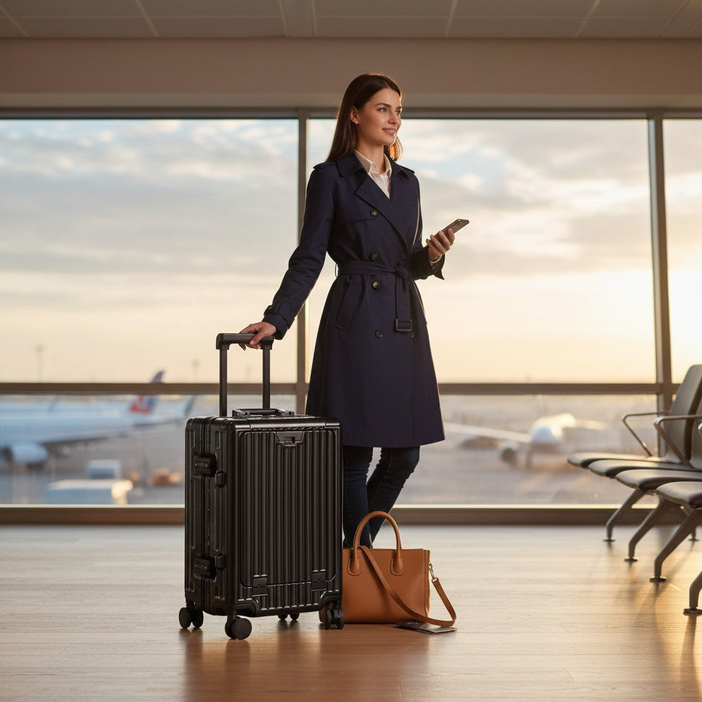 Valise Cabine Multifonction – Roues Silencieuses avec Frein