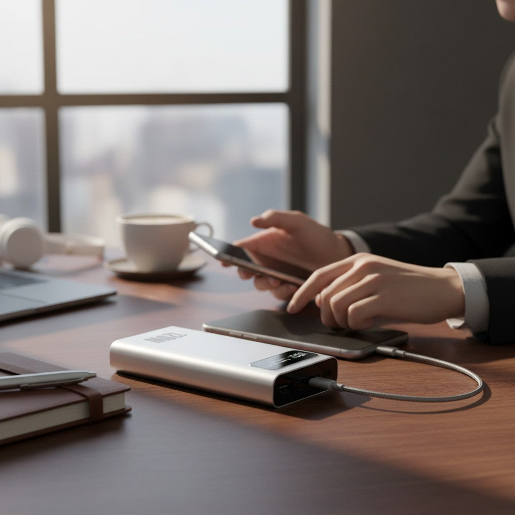 Batterie Externe 200000mAh 120W – Charge Ultra Rapide avec Écran LED