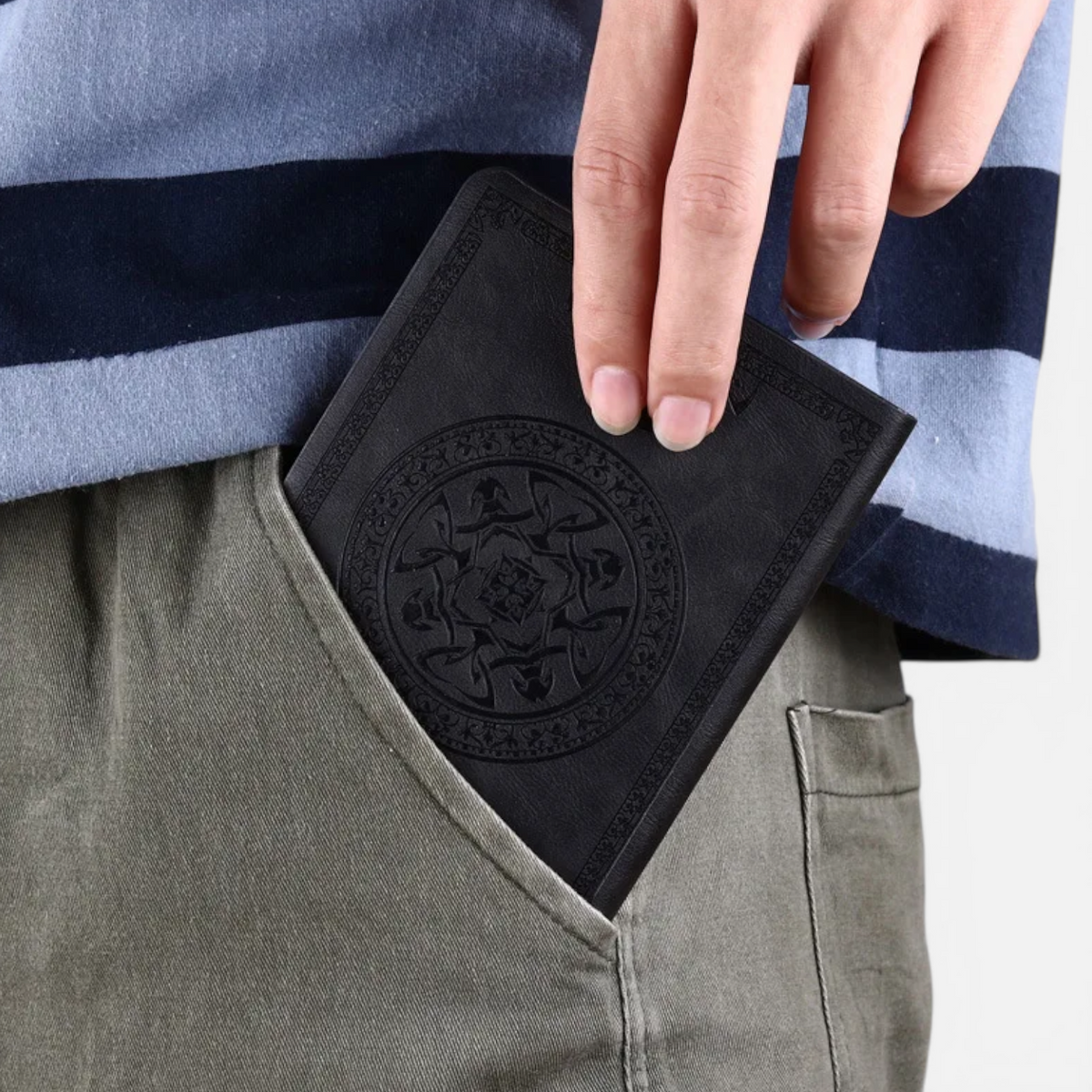 Carnet A6 Rétro en Cuir PU – Mini Journal de Poche Portable