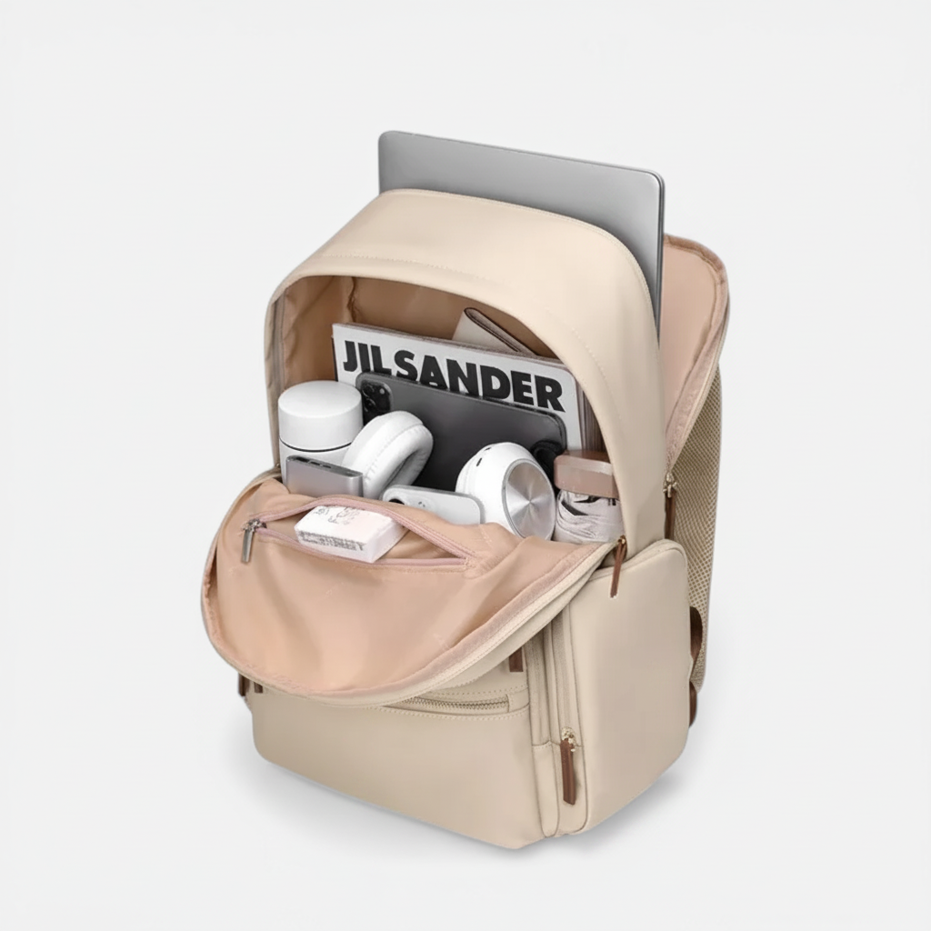 Sac à Dos Femme – Nylon Uni – Compartiment Ordinateur