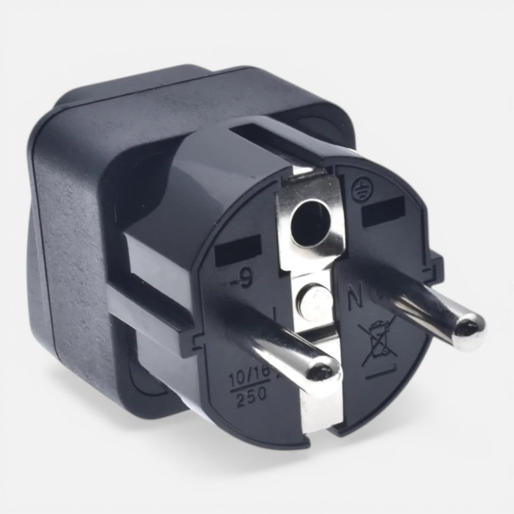 Adaptateur Prise Voyage Universel – US/UK/AU vers EU