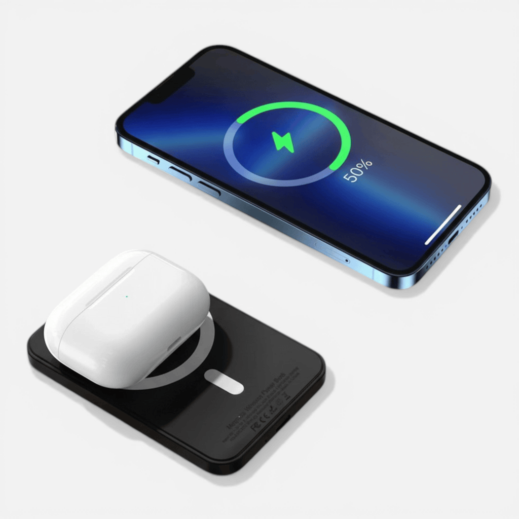 Batterie Externe Magnétique 50000mAh – Compatible iPhone 12 à 17