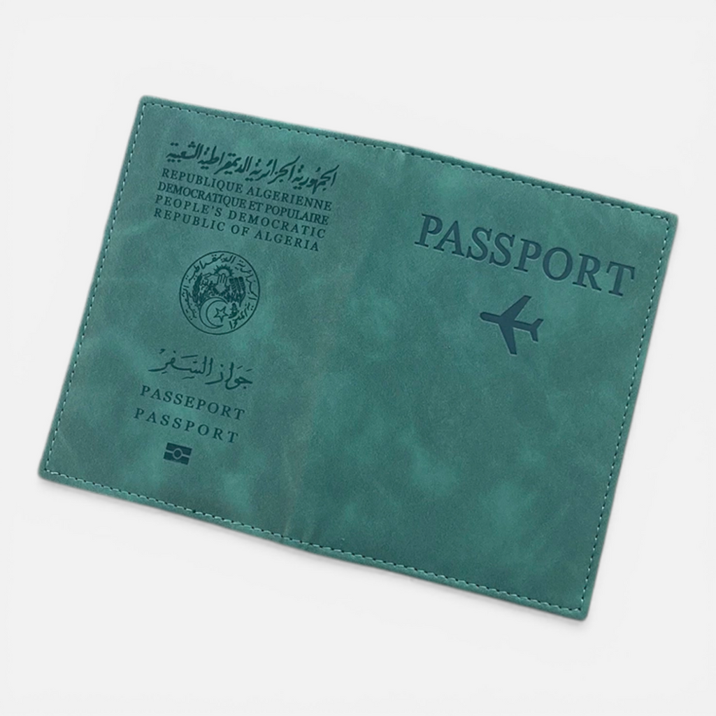 Protège-Passeport Algérie Vert