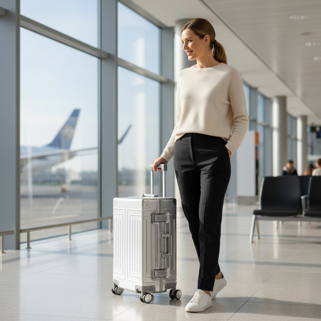 Valise Grande Capacité en Alliage Aluminium