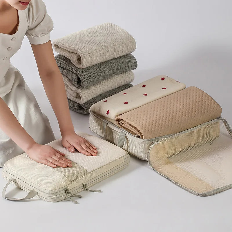 Cubes de Rangement Compression pour Valise – Organisateurs Extensibles & Légers