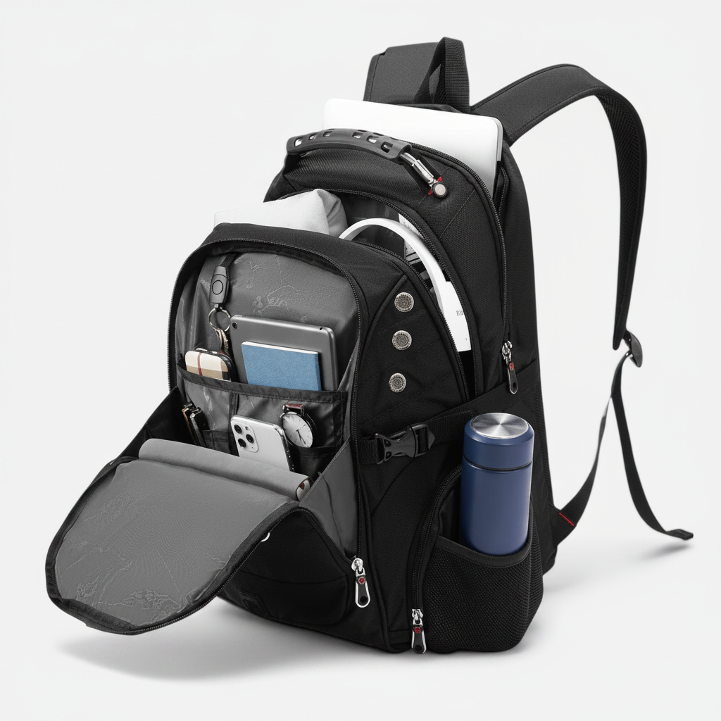 Sac à Dos Ordinateur Imperméable – Voyage & Avion