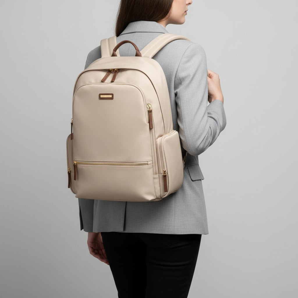 Sac à Dos Femme – Nylon Uni – Compartiment Ordinateur