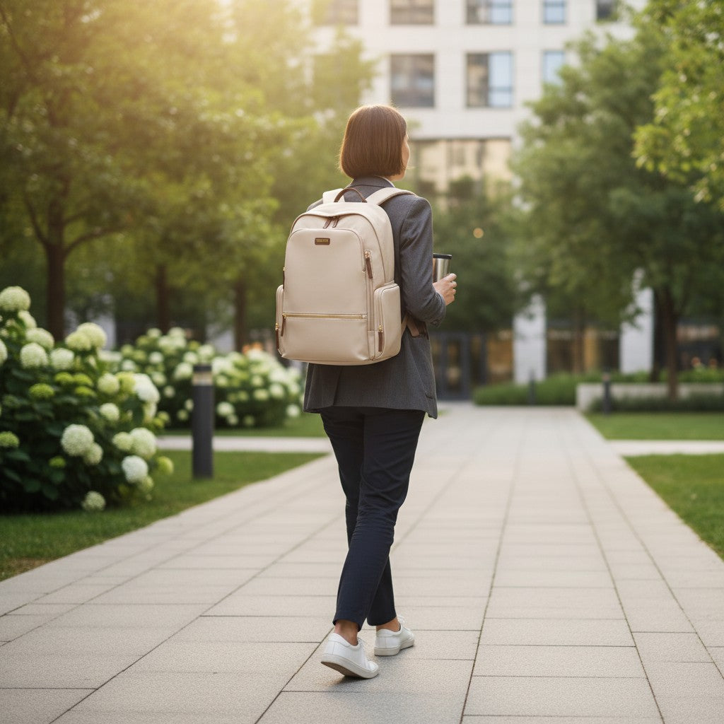 Sac à Dos Femme – Nylon Uni – Compartiment Ordinateur