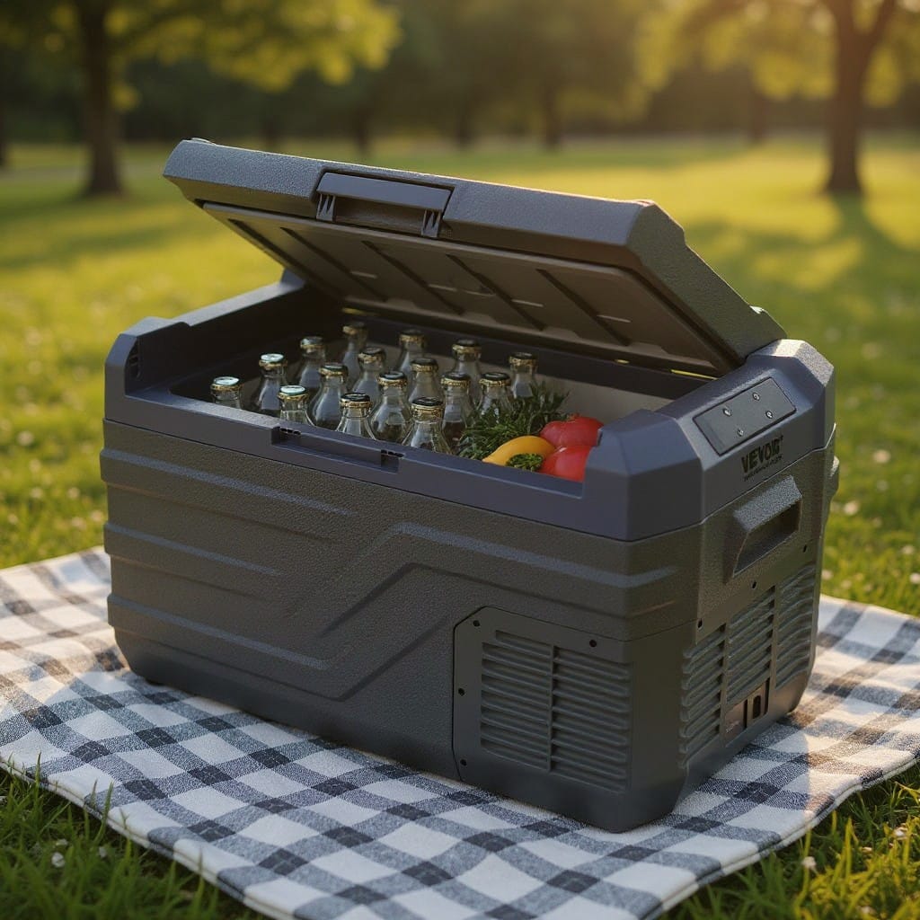 Glacière électrique rechargeable et résistante