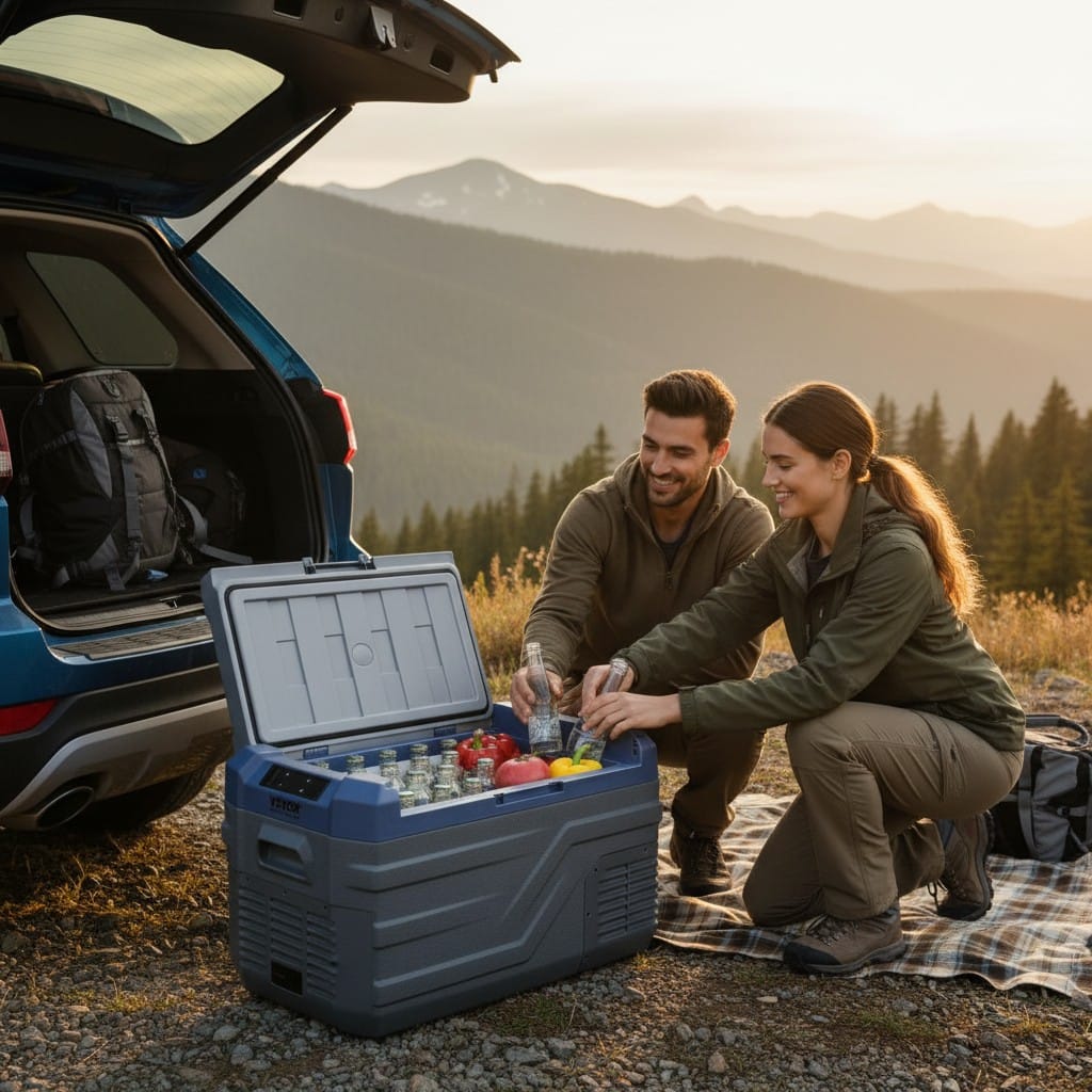 Glacière électrique rechargeable et résistante