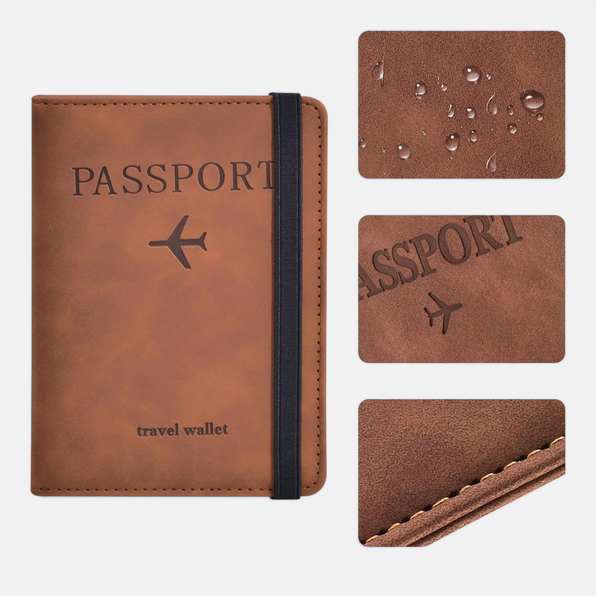 Protège-Passeport Voyage – Étui & Portefeuille pour Documents