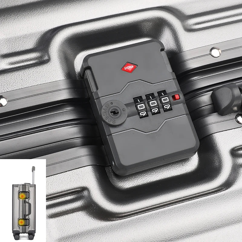 Valise Grande Capacité – Coque Robuste & Fermeture Éclair Double