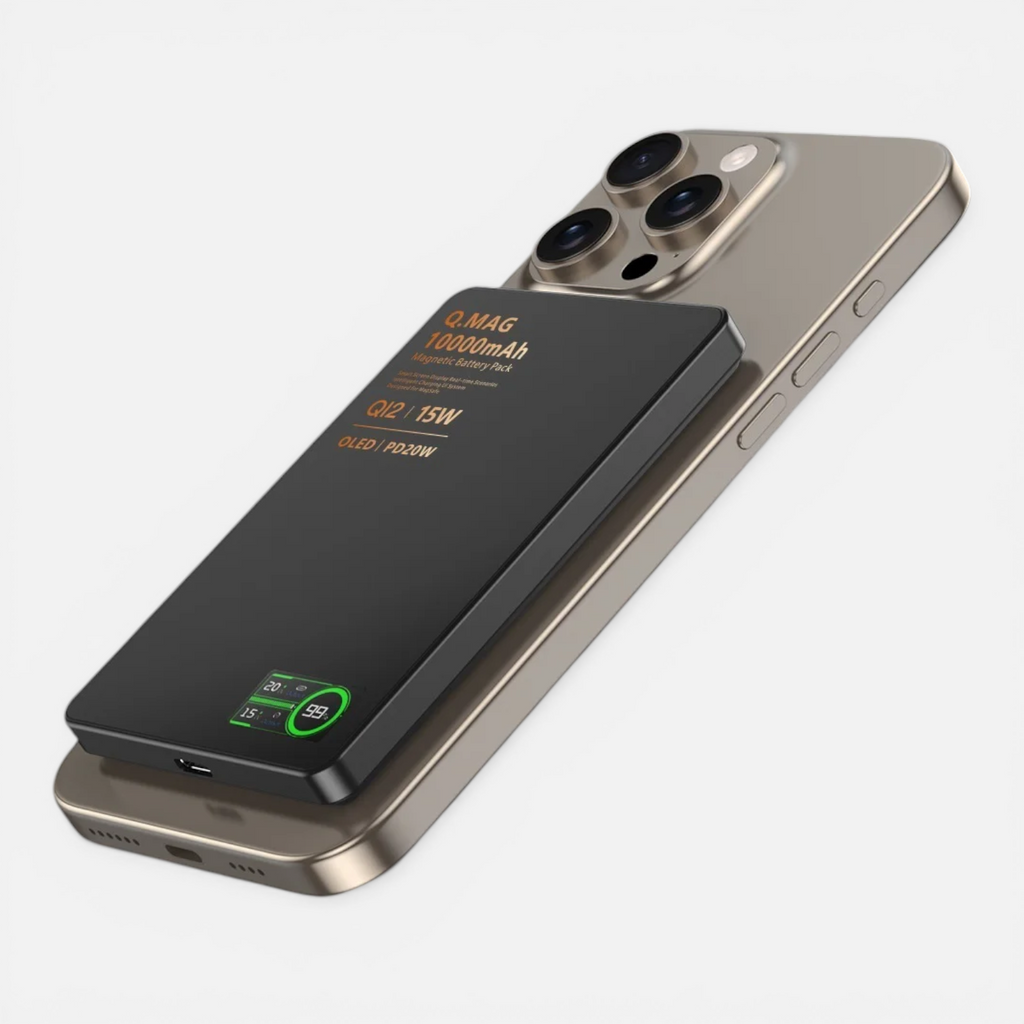 Batterie Externe Magnétique 2.1 – Charge Sans Fil Rapide – 5000/10000mAh