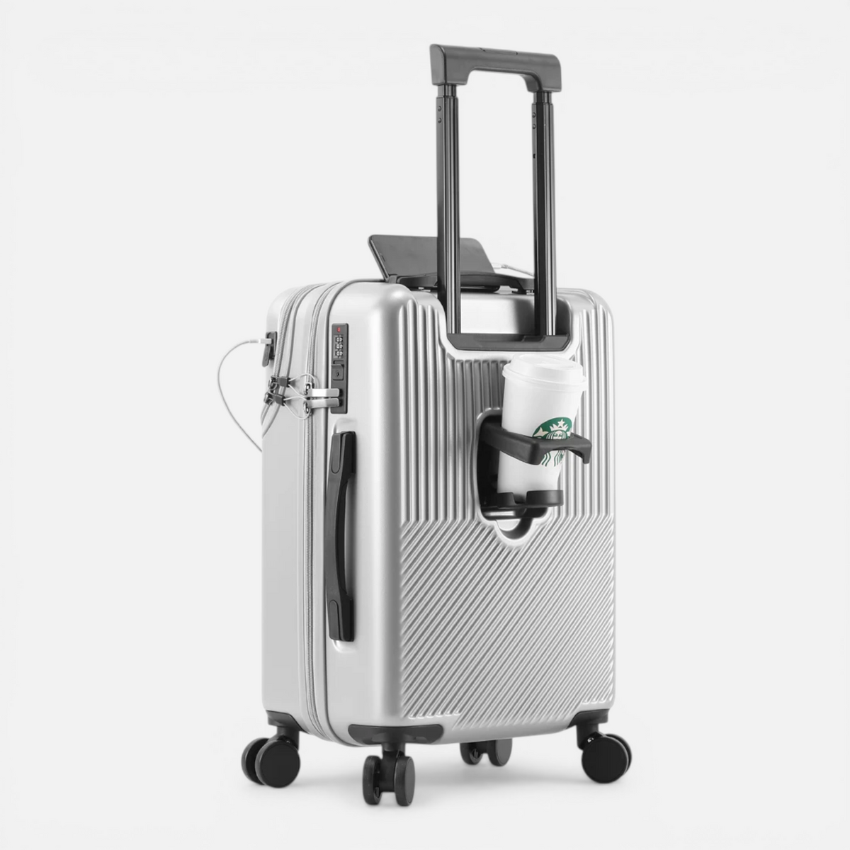 Valise Cabine Design Business – Légère avec Porte-Gobelet
