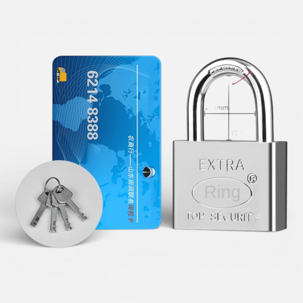 Cadenas de valise en métal