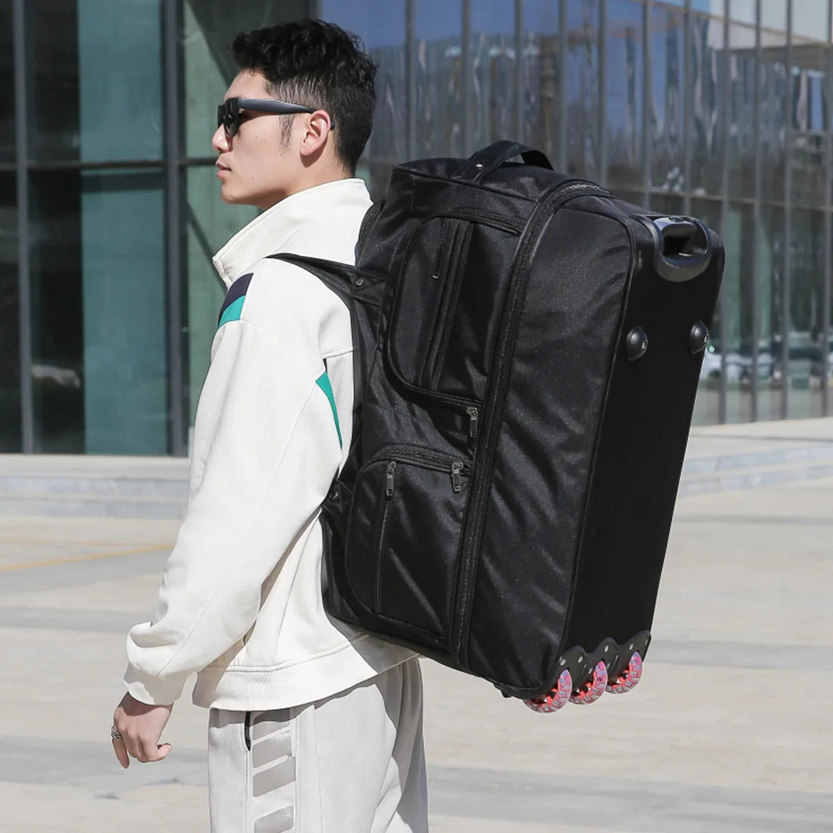 Sac Valise de Voyage – Grande Capacité Étanche – Sac Sport avec Roulettes