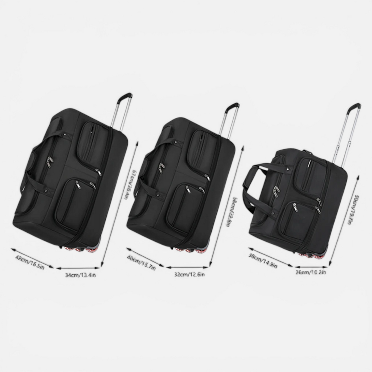 Sac Valise de Voyage – Grande Capacité Étanche – Sac Sport avec Roulettes