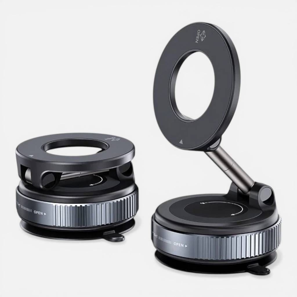 Support Téléphone Voiture Magnétique à Ventouse – Rotation 360° – Fixation Puissante & Universel 2026
