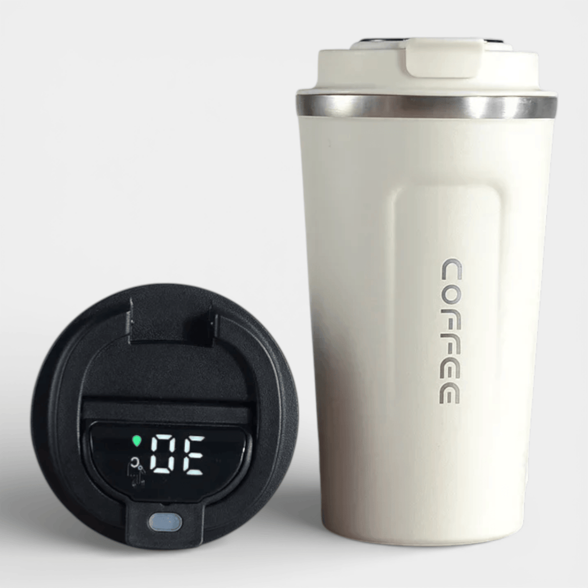 Mug isotherme affichage LED