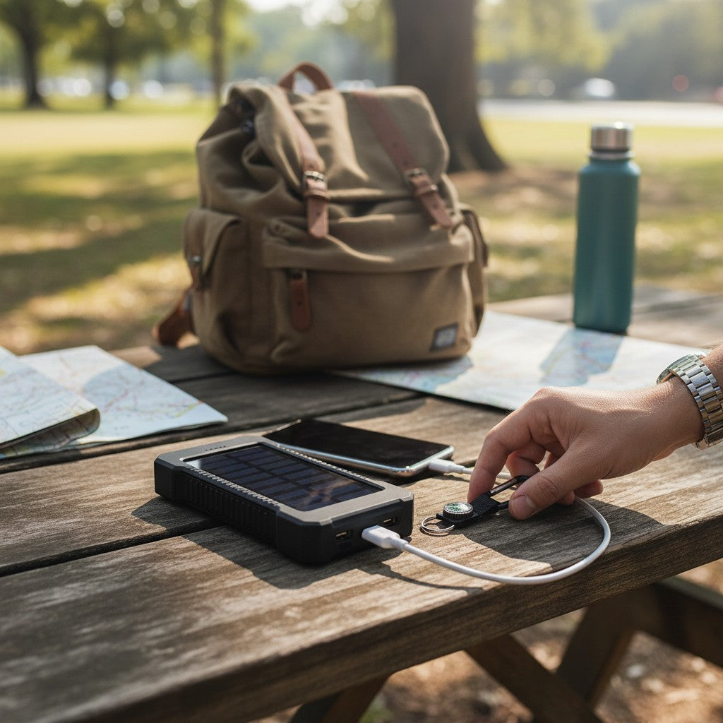 Batterie Externe Solaire 50000mAh – Charge Ultra Rapide