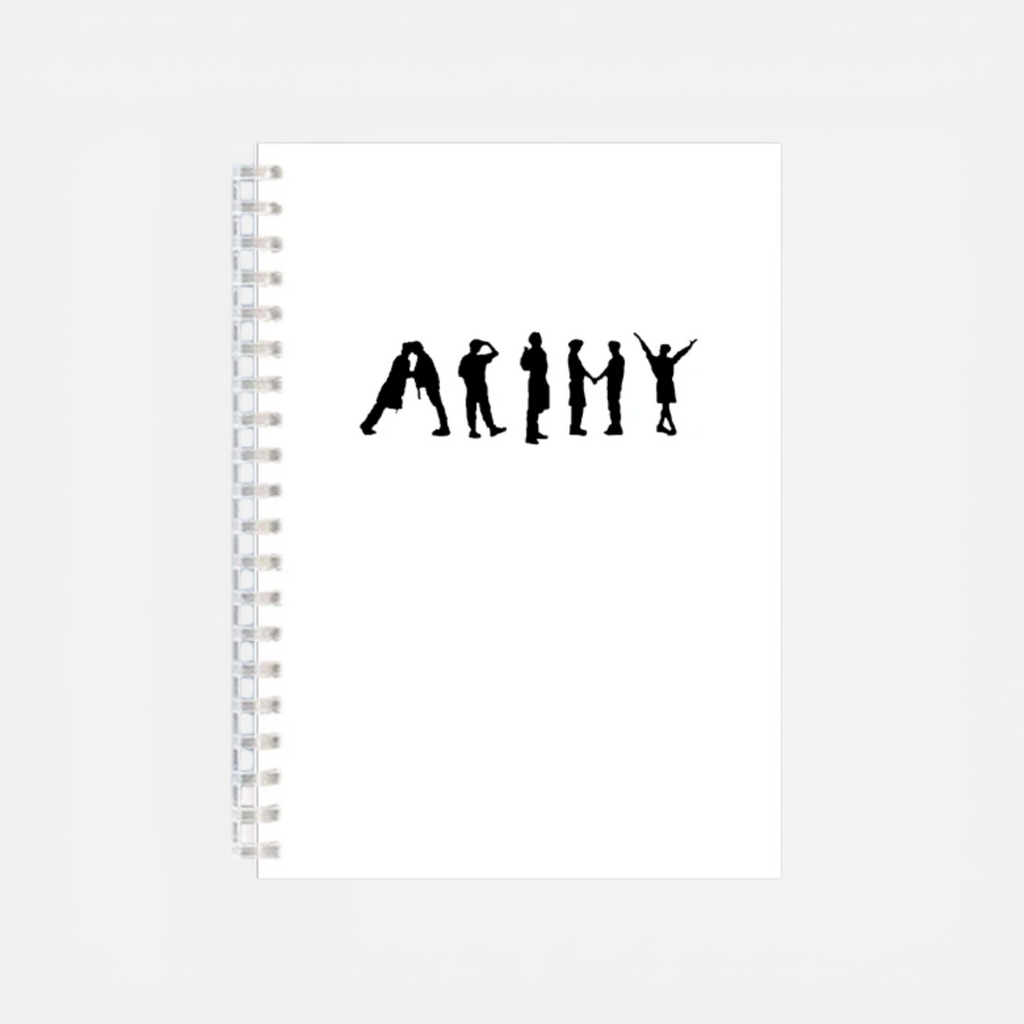 Carnet Spirale A5 Style ARMY – Notebook Écriture & Journal