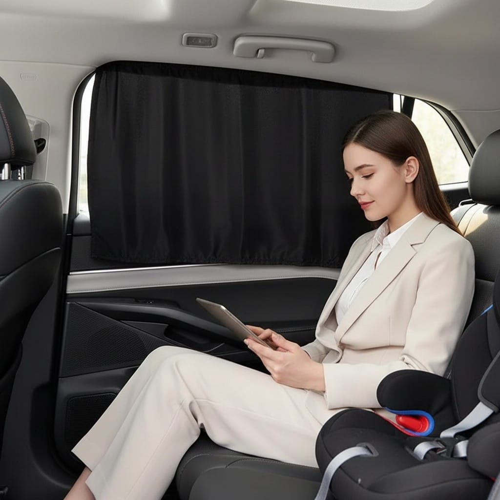 Rideaux de voiture en polyester