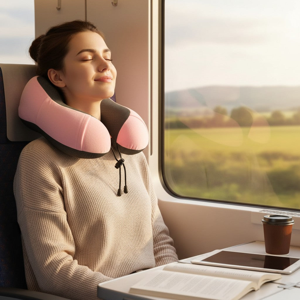 Oreiller de Voyage Confort – Maintien Tête & Nuque