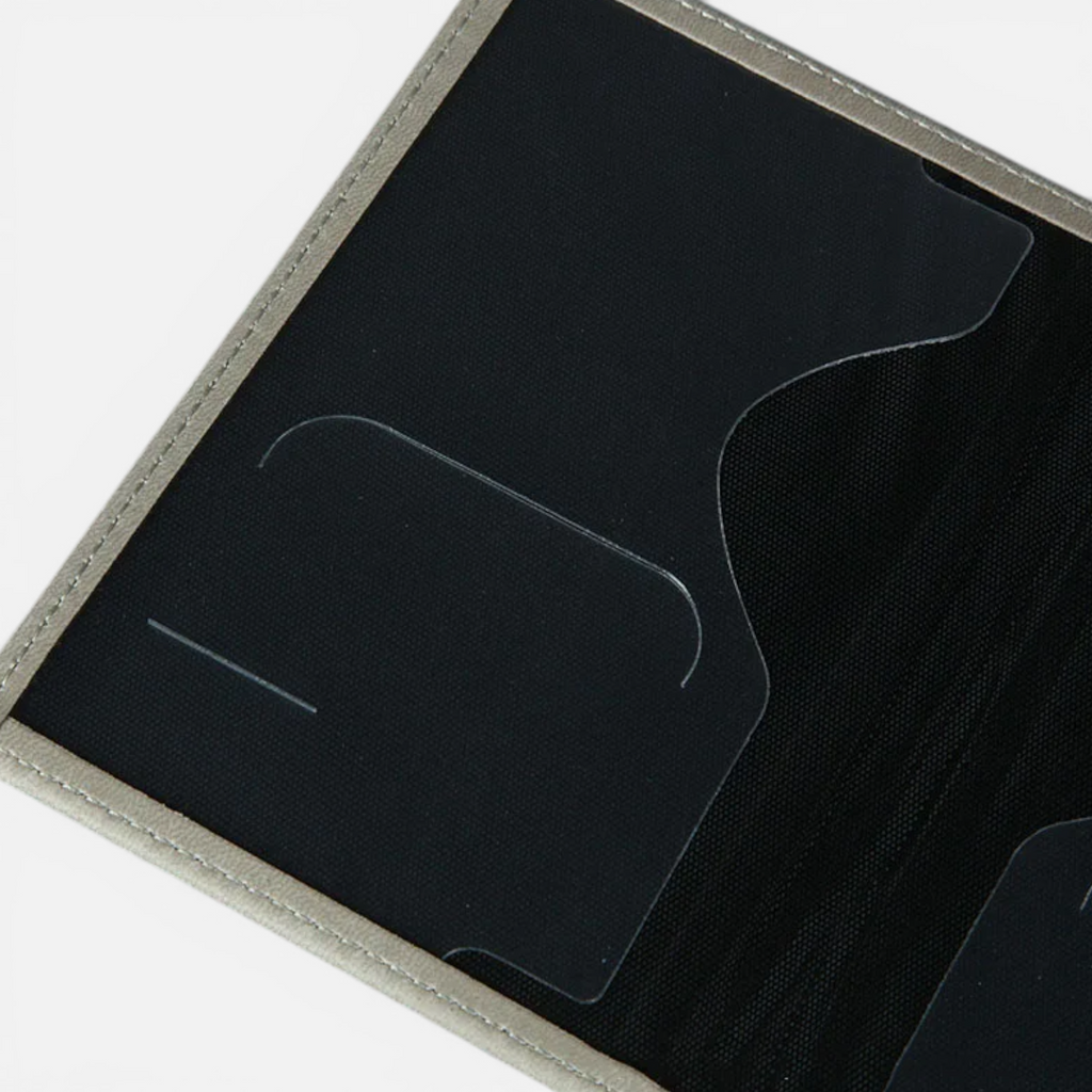 Protège-Passeport en Cuir Carte du Monde – Organisateur de Voyage avec Porte-Cartes & ID