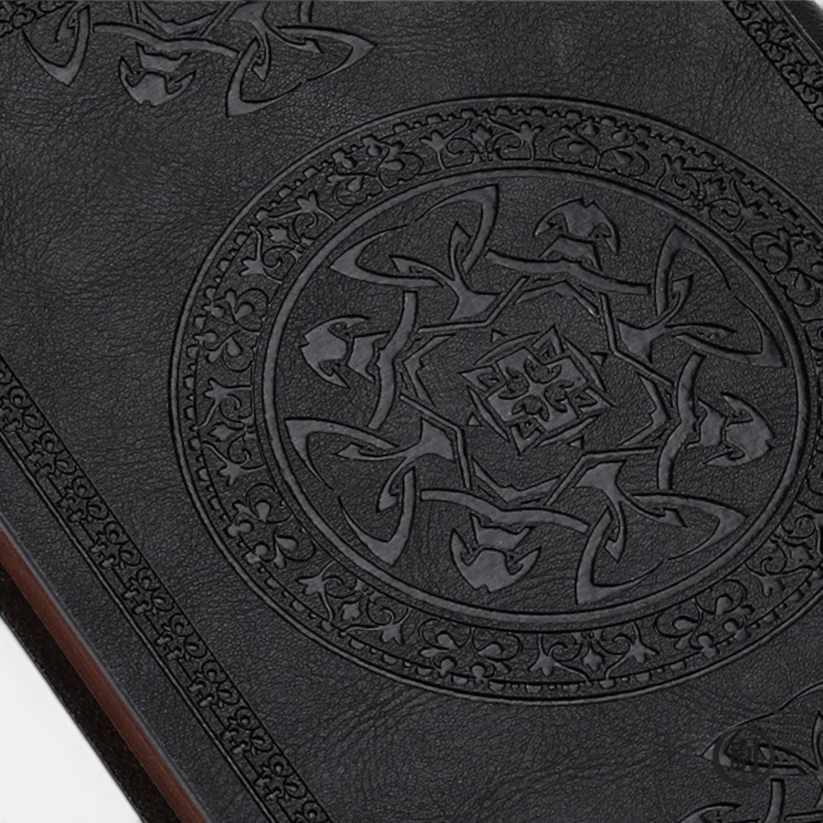 Carnet A6 Rétro en Cuir PU – Mini Journal de Poche Portable