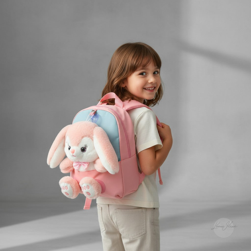 Sac à Dos Enfant Lapin 3D Peluche