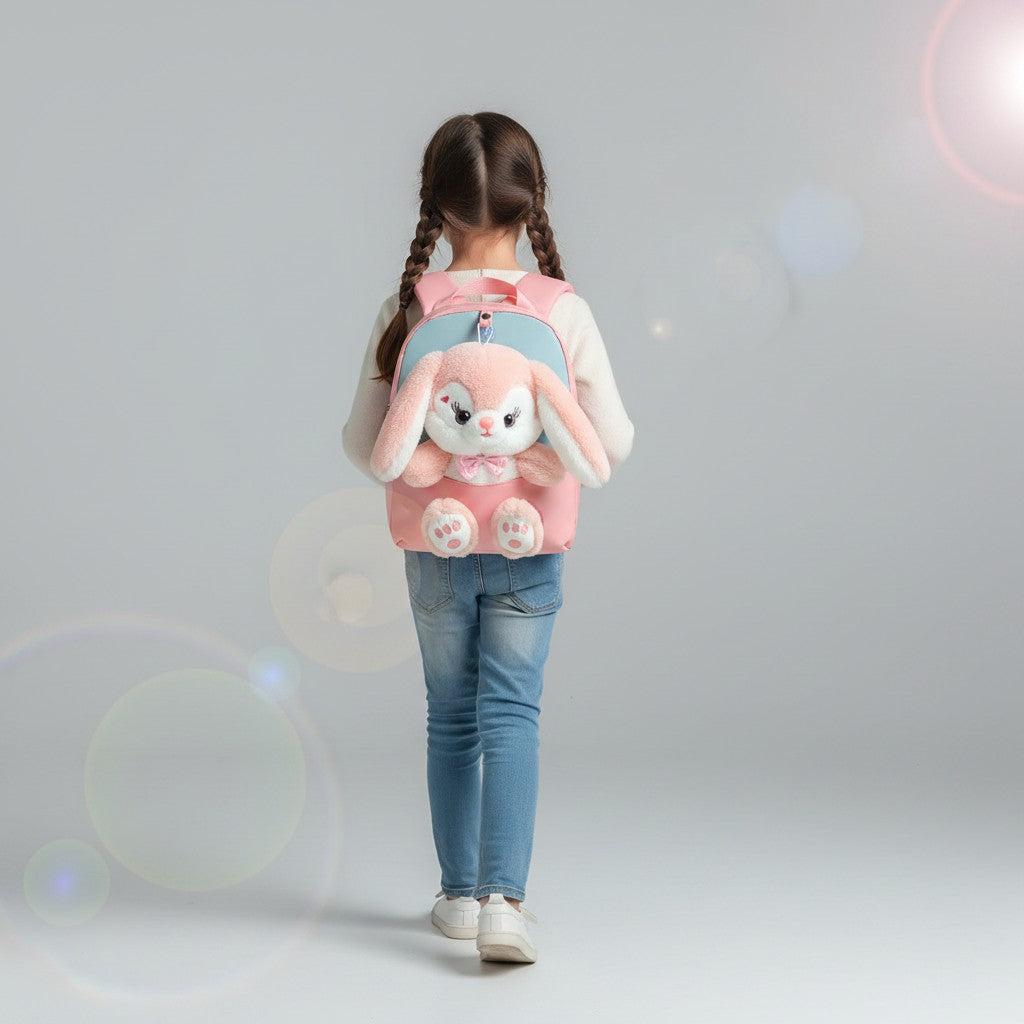 Sac à Dos Enfant Lapin 3D Peluche
