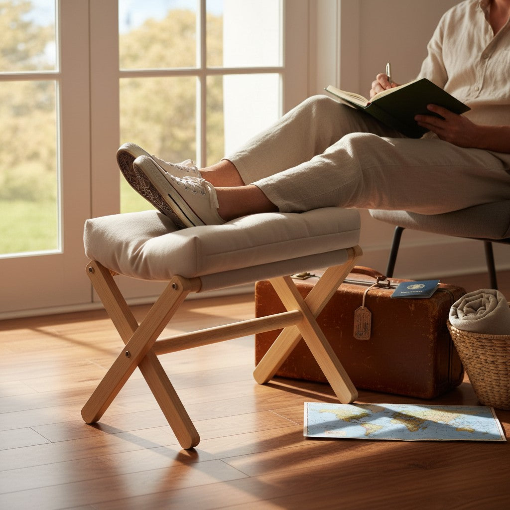 Repose-Pieds de Voyage – Confort & Soutien des Jambes