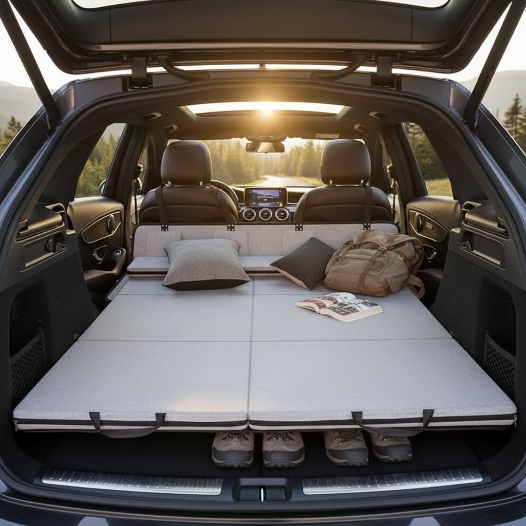 Matelas de voiture en coton