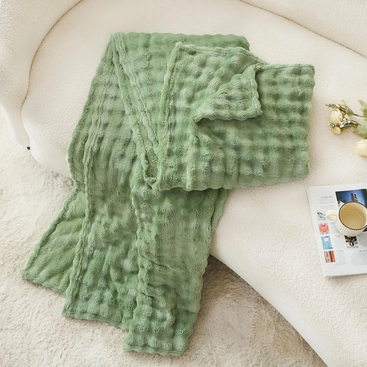 Plaid doux et confortable pour le voyage