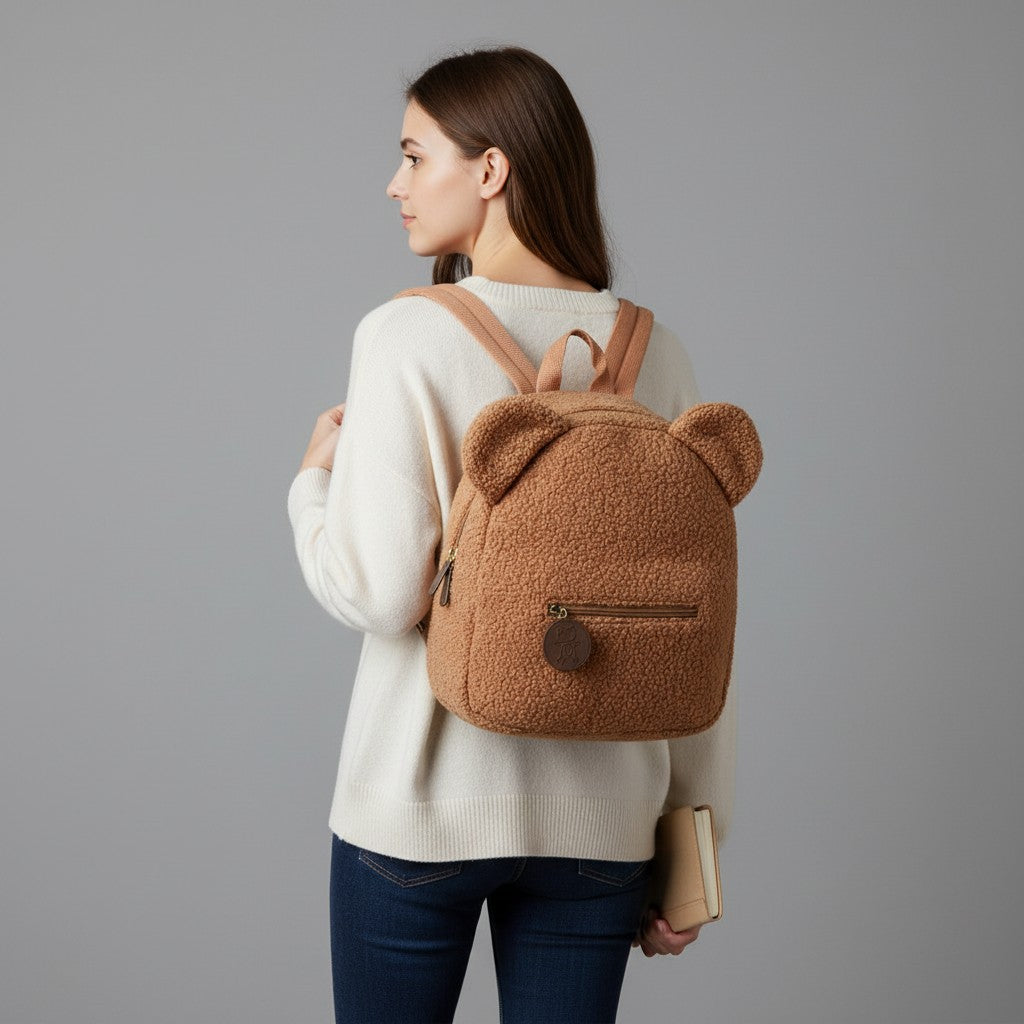 Sac à Dos Enfant Ours en Peluche – Cartoon & Tendance 2025